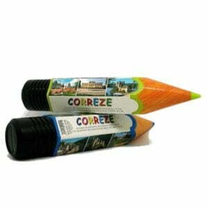 Tube de 18 crayons de couleurs cartes de Corrèze