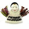 Buste PIERROT GOURMAND en Porcelaine Finition Main