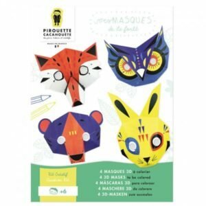 Kit Créatif Mes Masques de la Forêt